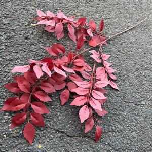 Yopin-2258 daun <span class=keywords><strong>Linden</strong></span> sentuhan asli sutra buatan untuk dekorasi pernikahan - Product Image 4