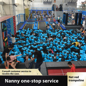 Playpedia Factory, équipement <span class=keywords><strong>de</strong></span> parc d'aventure commercial <span class=keywords><strong>de</strong></span> 1000 m², grand parc <span class=keywords><strong>de</strong></span> trampolines intérieur, parc <span class=keywords><strong>de</strong></span> trampolines sur mesure à thème - Product Image 4