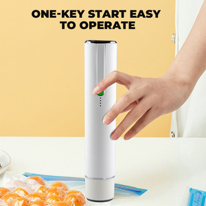 Scelleuse sous vide portable <span class=keywords><strong>automatique</strong></span> rechargeable par USB, utilisée pour la conservation des aliments frais, boîtier compact en ABS, électrique, pour la maison - Product Image 2