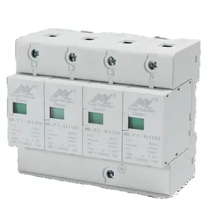 AC Power 25ka 40ka 275V Two Phase Low-Voltage Surge Protector SPD Type 1+Type 2 Surge Arrester