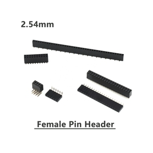 Shrouded 254mm pin tiêu đề 2.54mm Pitch đôi hàng dọc Dip <span class=keywords><strong>IDC</strong></span> khóa nữ 40 pin Pin tiêu đề - Product Image 2