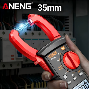 ANENG PN200 pinza amperimétrica digital multímetro amperímetro 4000 recuentos <span class=keywords><strong>DC</strong></span>/AC 600A probador de voltaje de corriente coche Hz capacitancia NCV Ohm prueba - Product Image 5