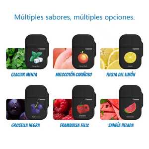 Barre énergétique tendance à ouverture facile, 6 saveurs de fruits, avec tube nasal remplaçable - Product Image 5