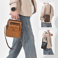 Sac bandoulière messager homme minimaliste vintage classique rétro de haute qualité avec logo personnalisé, très demandé
