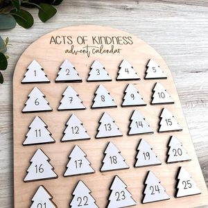 Decorazioni Natalizie in Legno, Ornamento Conto alla Rovescia del Grinch, Calendario dell'Avvento, Decorazione da Tavolo e da Appendere <span class=keywords><strong>per</strong></span> la Casa - Product Image 4