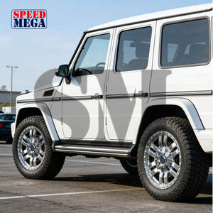 Ruedas Forjadas para Camionetas Todoterreno 24x12 24x14 26x12 26x14 26x16 28x16, Ruedas de Aleación de Aluminio Pulido Plateado para Camionetas Ford - Product Image 3