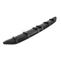 Haosheng diffuseur arrière de voiture pare-chocs arrière automatique ABS fibre de carbone Look lèvre de lame arrière pour Volkswagen VW Virtus Inde Version 2023 +.