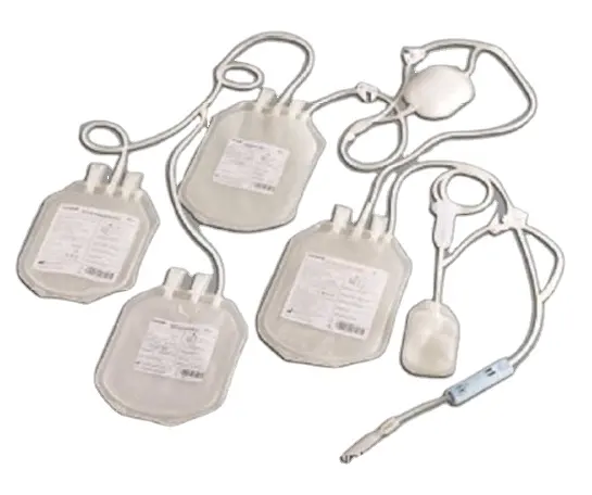 CE ISO GMP medical disposable CPDA-1 SAGM single double triple quadruple blood bag centrifuge 450 ml