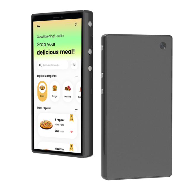 5.5 Inch Restaurant Service Android Menu Tableside Handheld Ordering Tablet POS SoftPOS Tablet Payment  Front NFC Tablet