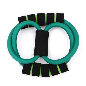 Ensemble de bandes de résistance Pilates en forme de 8, neuves et personnalisées, pour la salle de sport, le fitness, l'<span class=keywords><strong>exercice</strong></span>, le yoga, l'entraînement en boucle et en barre pour la <span class=keywords><strong>musculation</strong></span> - Product Image 3