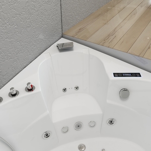Bañera Acrílica Independiente para Parejas, Diseño Moderno, <span class=keywords><strong>Spa</strong></span>, Ideal para Hoteles, Precio Económico - Product Image 6
