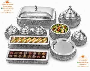 Recipiente para calentar y servir alimentos de acero inoxidable de grado alimenticio con tapa para aplicaciones comerciales en hoteles, restaurantes y servicios de catering. - Product Image 4