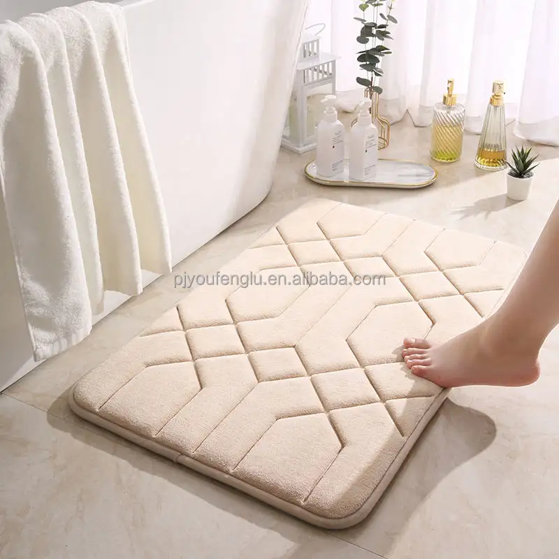 Alfombrilla de baño absorbente personalizada, alfombrilla de suelo antideslizante para dormitorio, cocina, superventas