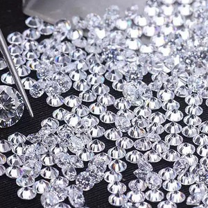 Moissanite Loose Stone Small Round D Color 0.7mm-3.0mm 1ct For Watchmaking - Product Image 1