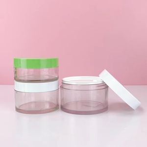 Pot en PET transparent à paroi épaisse 15g 30g 50g 100g 150g 200g 300g pour crème contour des yeux et baume à lèvres - Product Image 5