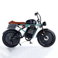 Bicyclette électrique tout temps pour la chasse 48v 1500w Meilleur moteur 20 Max Type Super73 Bicyclette électrique Fat Tire Cruiser Fat Tire Electric Bik
