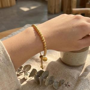 สร้อยข้อมือสแตนเลส คุ้มค่า คุ้มราคา ผ่านการทดสอบสำหรับผิวแพ้ง่าย ของขวัญวันหยุดสำหรับผู้หญิง รับรองคุณภาพการคงสีได้นาน - Product Image 3
