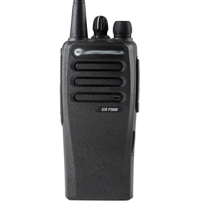 For Xir P3688 VHF Walkie Talkie-Digital Mobile Radio IPX7 Water Resistant 5W Output Power 32 Channels Rechargeable Battery