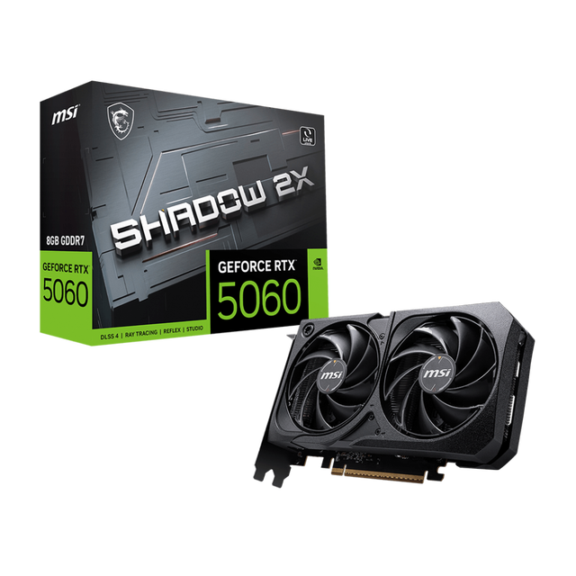 New MSI GeForce RTX5060 8G SHADOW 2X Gaming Graphics Card With 128-bit for PC Video Card