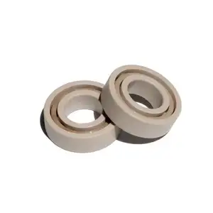 Self-aligning Ball Bearings 1202 1205 1208 PEEK Plastic Bearing Ceramic Balls For Motor