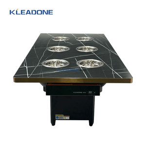 Kleadone sang trọng 6-người Shabu Shabu lẩu bảng với đá cẩm thạch hàng đầu cho nhà hàng một người và một nồi bàn ăn - Product Image 1