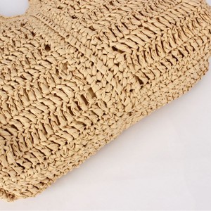 Bolso de Hombro de Gran Capacidad con Cierre Magnético y Doble Correa, Tejido PU Hueco, para Mujer, Invierno, Vacaciones en la Playa, Tanjing - Product Image 4