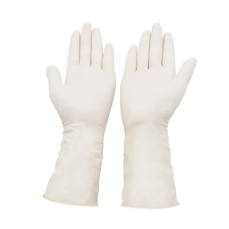 Medical Disposable Latex Sterile Powder Free or Powdered Surgical Gloves