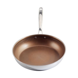 กระทะสแตนเลสสามชั้นสำหรับทำอาหารกระทะนอนสติ๊กสำหรับร้านอาหาร - Product Image 3