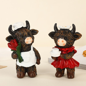 Ornamento Desktop di bue rosa romantica e zodiaco-un regalo commovente per la tua ragazza o cari amici - Product Image 4
