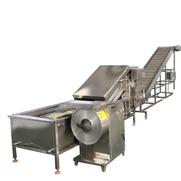 Voll automatische Produktions linie für gebratene Kartoffel chips/Maschine zur Herstellung von Pommes Frites/Verarbeitung anlage für gefrorene Pommes Frites