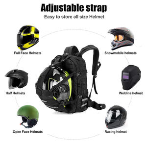 Mochila para motocicleta Motowolf con muestra gratis, bolsa impermeable personalizable con Pantalla a todo Color y almacenamiento para casco de portátil - Product Image 6