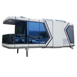 Nouvelle boutique de barbecue de style camping, boutique de restauration mobile en plein air, transformation de cabine de service en conteneur habitable - Product Image 5