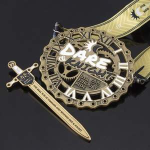 Medallas redondas clásicas al por mayor <span class=keywords><strong>de</strong></span> alta calidad para <span class=keywords><strong>concursos</strong></span> <span class=keywords><strong>de</strong></span> música fuente personalizada e icono muestra <span class=keywords><strong>gratis</strong></span> - Product Image 2