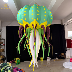 Vente flash : ballon méduse gonflable de 2,5 m de haut pour l'art public, <span class=keywords><strong>la</strong></span> marque et les expositions - Product Image 2