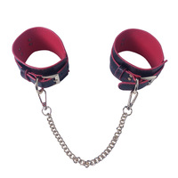 Borgol Kulit PVC, Penahan Pergelangan Kaki, Gelang Bondage, BDSM Wanita, Erotis Dewasa, Cosplay, Mainan Seks untuk Pasangan Wanita