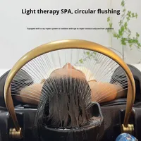Lit de massage électrique intelligent entièrement automatique pour salons de coiffure et barbiers, multifonctionnel, pour thérapie capillaire thaïlandaise en salon