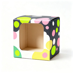 Boîte en carton personnalisée avec fenêtre transparente en PET, emballage de vente au détail pour jouets sensoriels pour enfants - Product Image 5