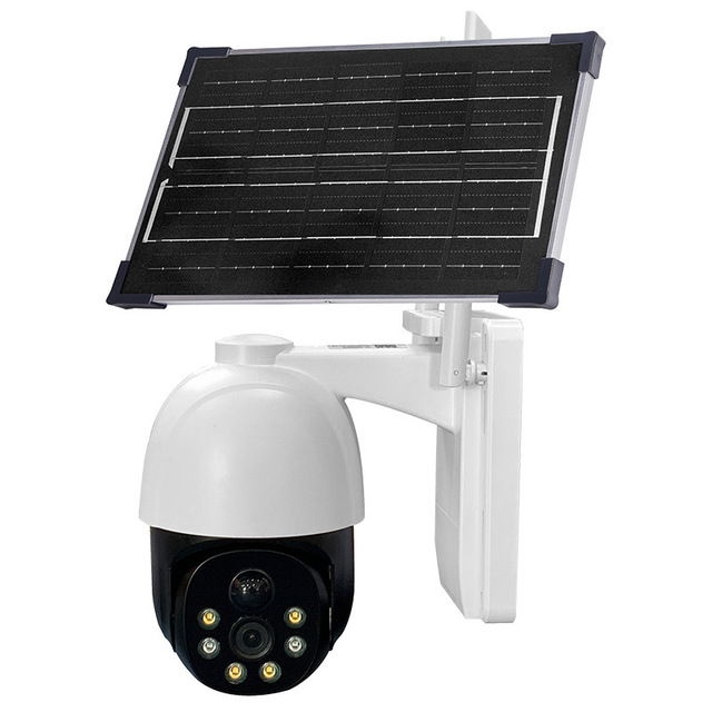 Solar IP Camera Outdoor Low Power Consumption No Mobile Phone Remote Wireless WiFi 4K Two-way Audio 4G Optional HD Night Vision