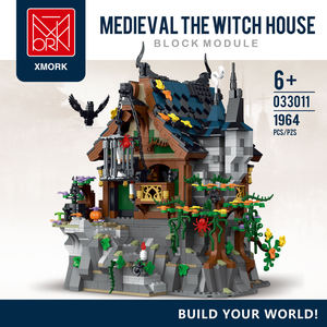 033011 Serie Medieval Castillo de Mago, Casa de Campo, Simulación, Bloques de Construcción de Plástico, Juguete de Ensamblaje Creativo para Mayores de 14 Años - Product Image 4