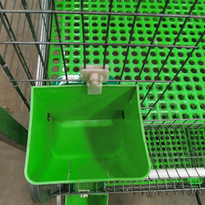 <span class=keywords><strong>Cage</strong></span> en fil galvanisé 24 positions <span class=keywords><strong>cage</strong></span> mère et bébé lapin - Product Image 2