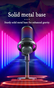 ไมโครโฟนเกมมิ่ง GAM-ME6S แบบ USB พร้อมไฟ RGB สวยงาม สำหรับคอมพิวเตอร์ ร้อง<span class=keywords><strong>คาราโอเกะ</strong></span> บันทึกเสียง โทรศัพท์มือถือ ไลฟ์สด - Product Image 4