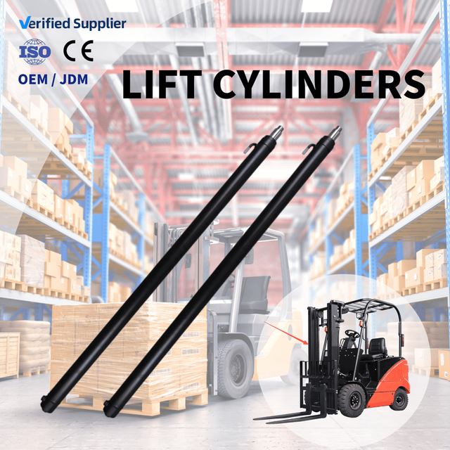 High Quality Custom Single Acting Hydraulic Piston Cylinder Forklift Lift Hydraulic Oil Cylinder