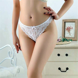 3 pezzi di pizzo <span class=keywords><strong>elegante</strong></span> da donna G <span class=keywords><strong>perizoma</strong></span> a vita bassa mutandine Sexy trasparenti rosse da donna Bikini breve Lingere - Product Image 3