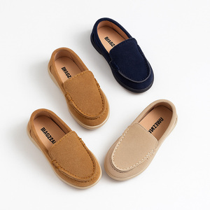 Mocassins unisexes personnalisés pour enfants, chaussures habillées, souples, antidérapantes, décontractées, avec semelle extérieure en TPR pour enfants, de la petite enfance à l'adolescence, automne - Product Image 1