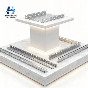 HongFeng HF-164 Customizable Perforated Steel Cable Tray Hot-Dip Galvanized Finish for High Capacity Construction Engineering - Product Image 6