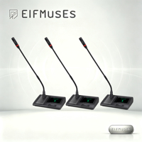Microphone de conférence filaire, systèmes de communication pour salles de conférence, systèmes de présentation filaires, câble RJ45 ou 8 broches