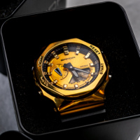 Montre SANDA antichoc, montre de sport G, montre à quartz, haute qualité, prix d'usine, bracelet réglable avec boîte d'emballage