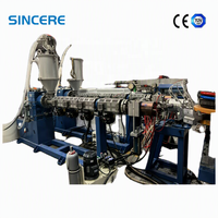 Système d'extrusion automatique de tuyaux en plastique ondulé PE/PP à vis unique, contrôlé par PLC, ligne de production écoénergétique