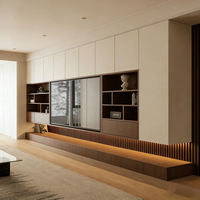 Elegante Mueble para TV de Lujo Ligero, Diseño Personalizado, Multi-Estilo, Panel Ecológico, Conjunto Completo para el Hogar