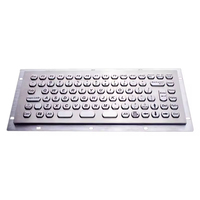 Clavier industriel intégré en acier inoxydable DAVO LIN, protection IP65, interface USB/PS/2, compatible DOS/Windows/Linux/Mac